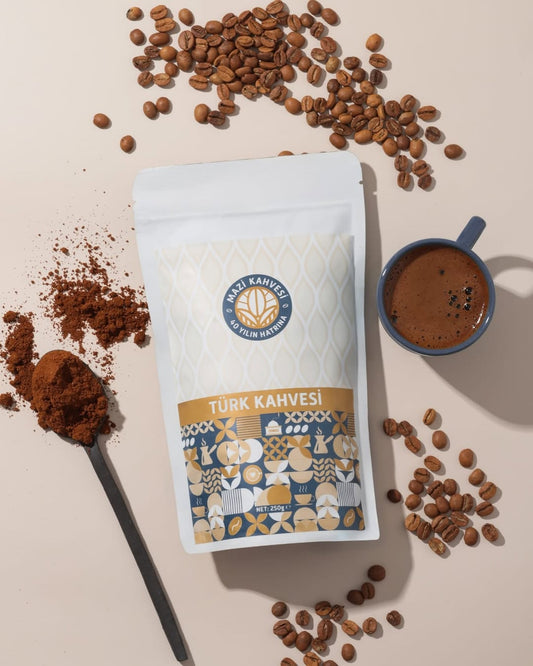 Orta Kavrulmuş Öğütülmüş (Çekilmiş) Türk Kahvesi Coffe Arabica Yeni Mahsül Çift Çekirdek Kahve 250g