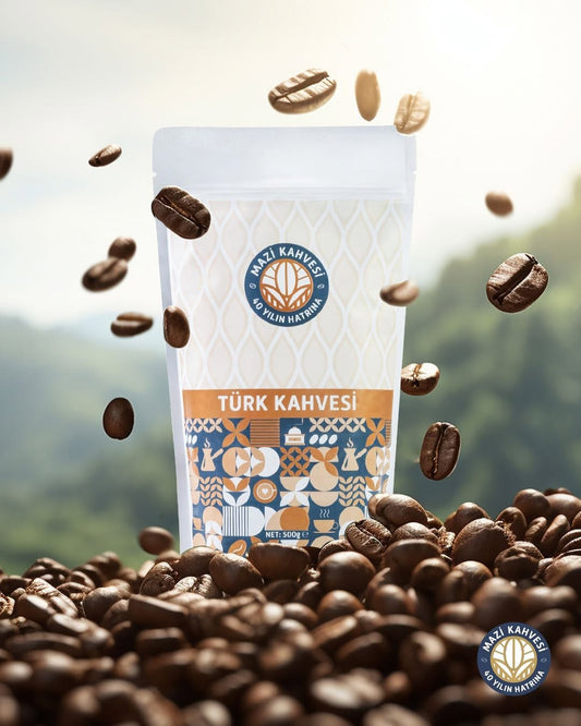 Orta Kavrulmuş Öğütülmüş (Çekilmiş) Türk Kahvesi Coffe Arabica Yeni Mahsül Çift Çekirdek Kahve 500g